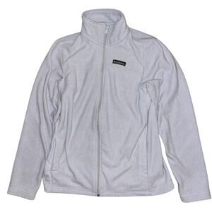 Columbia Castle Dale Full Zip Gray Fleece Jacket Women's Large